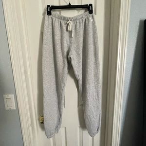 PINK/VS Light Grey Sweatpants